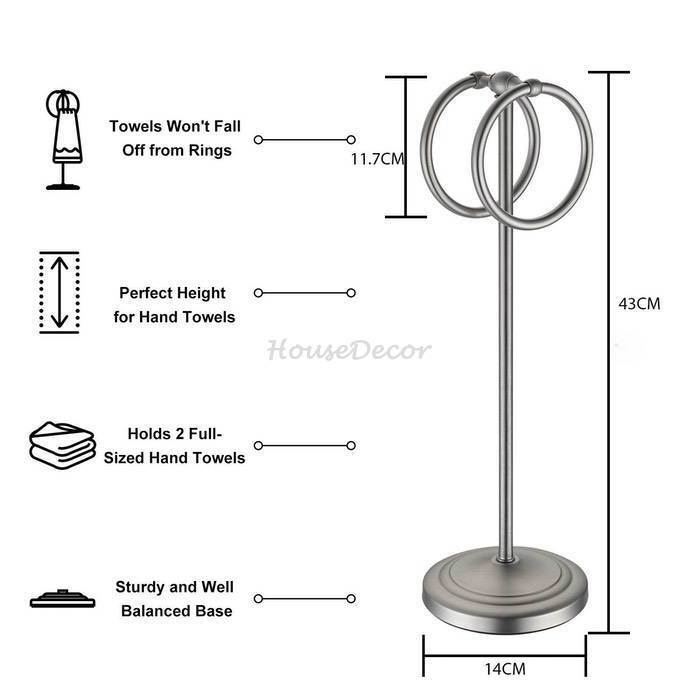 Modern towel rack detailed product view additional view
