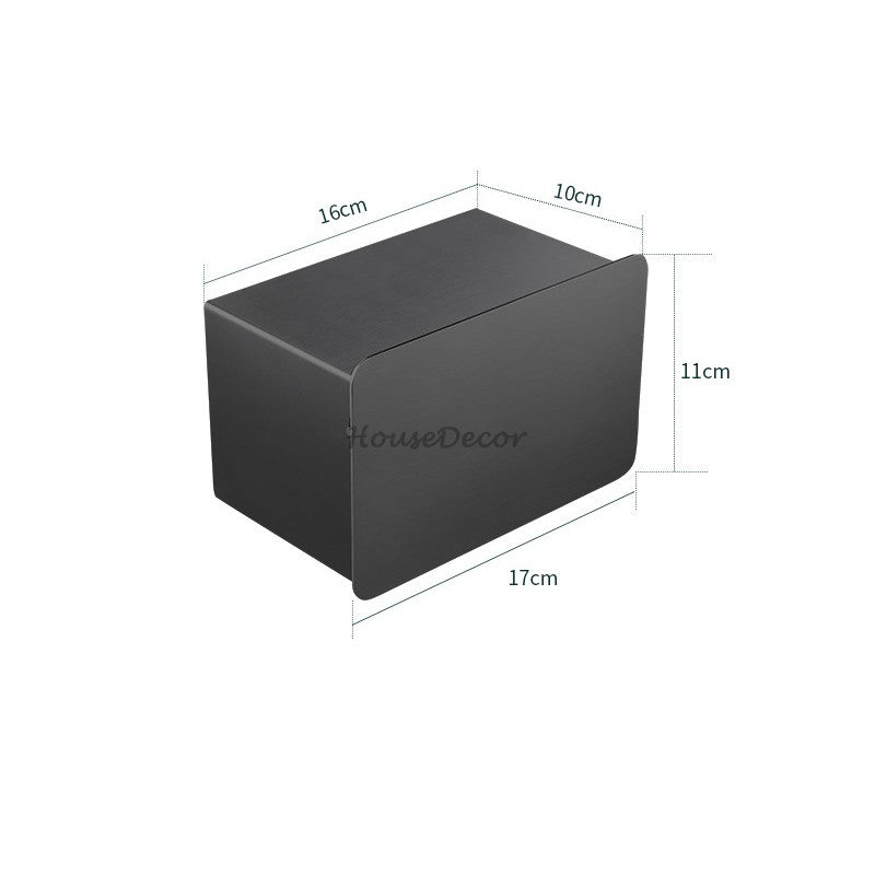 Modern Stainless Steel toilet paper holder detailed product view detail view