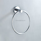 Chrome towel ring detailed product view detail view
