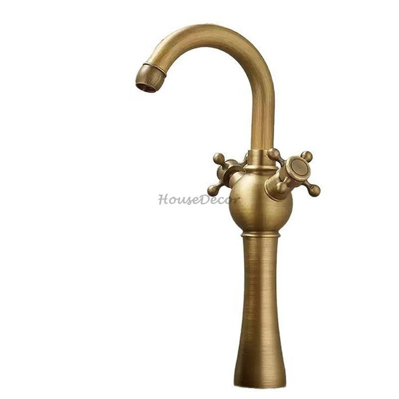 Brass bath shower mixer tap swivel spout detail view