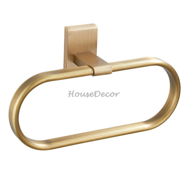 Modern Brass towel ring detailed product view main view