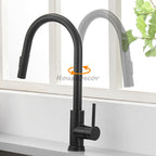 Modern kitchen sink mixer tap pull out spray additional view