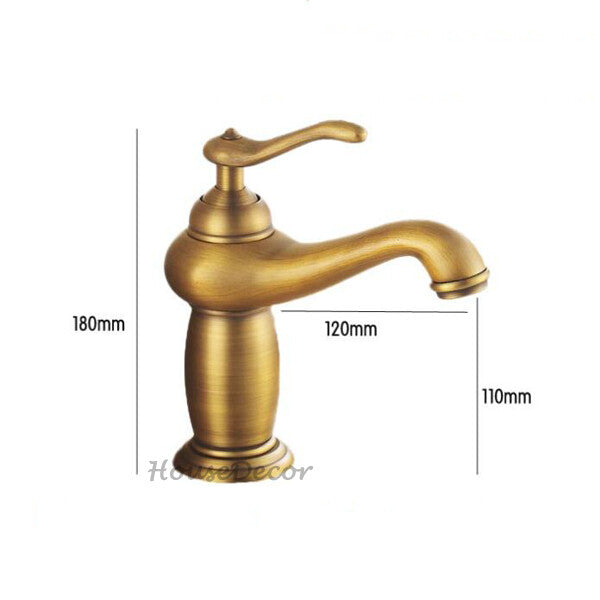 Antique Brass bath shower mixer tap detailed product view additional view