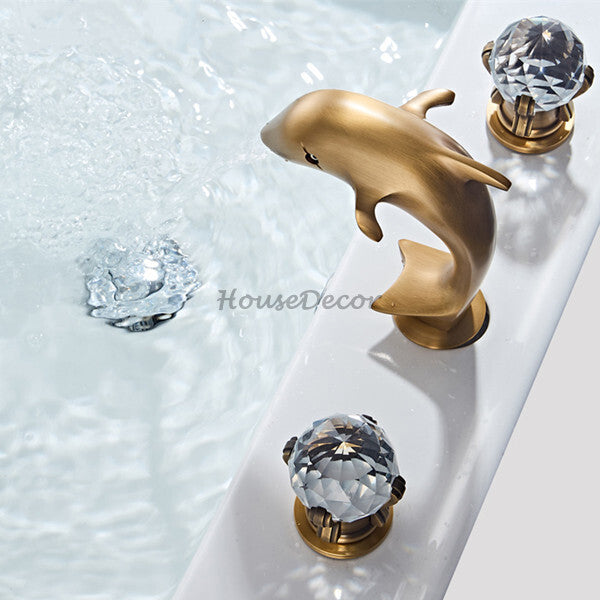 Modern bath shower mixer tap dual handle control additional view