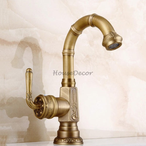 Modern bath shower mixer tap swivel spout main view