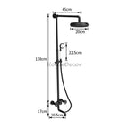 Modern Brass bath shower mixer tap detailed product view additional view