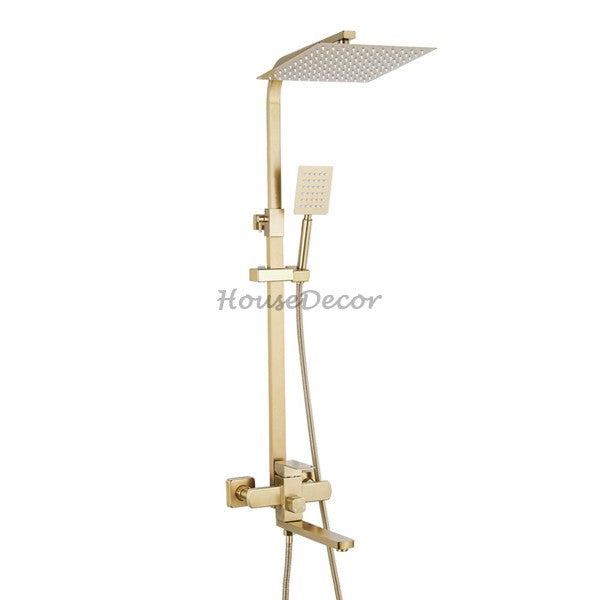 Modern Stainless Steel bath shower mixer tap detailed product view main view