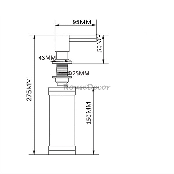 Modern Stainless Steel kitchen sink mixer tap detailed product view detail view