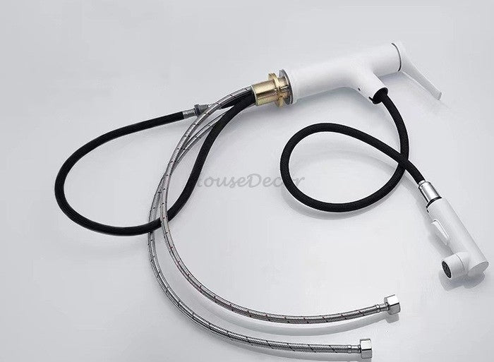 Modern kitchen sink mixer tap pull out spray additional view