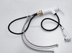 Modern kitchen sink mixer tap pull out spray additional view