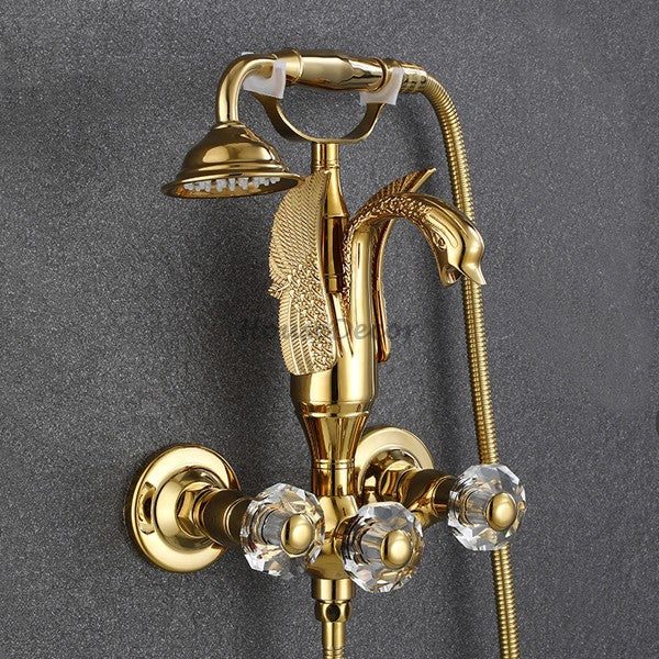 Modern bath shower mixer tap wall mounted design additional view