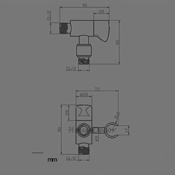 Brass home product handheld shower set additional view