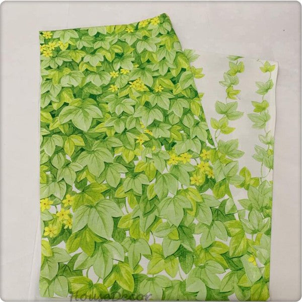 Green Fabric doorway curtain detailed product view detail view