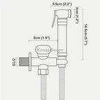 Gold home product handheld shower set additional view