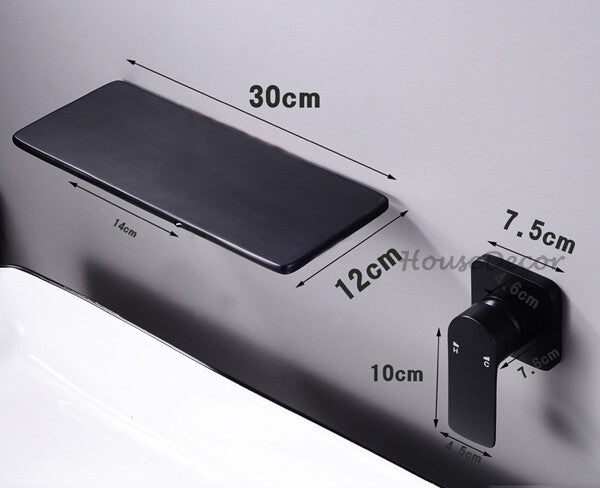 Brass bath shower mixer tap waterfall spout additional view
