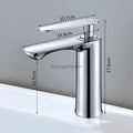 Modern bath shower mixer tap single lever control detail view