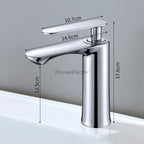 Modern bath shower mixer tap single lever control detail view
