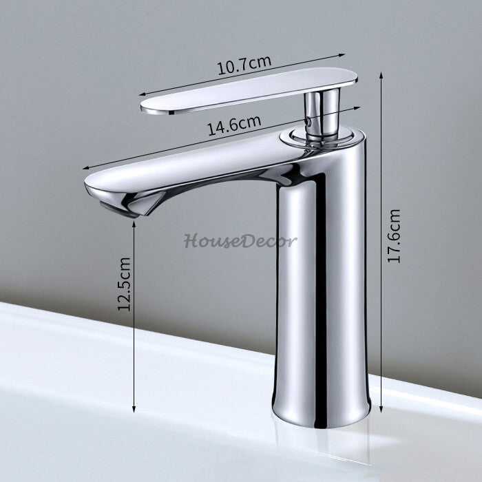 Modern bath shower mixer tap single lever control detail view
