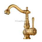 Modern Brass bathroom basin mixer tap detailed product view main view