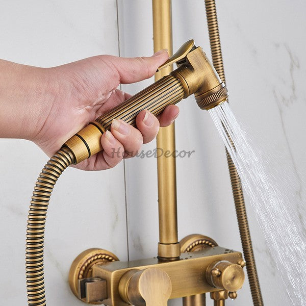 Modern bath shower mixer tap detailed product view detail view