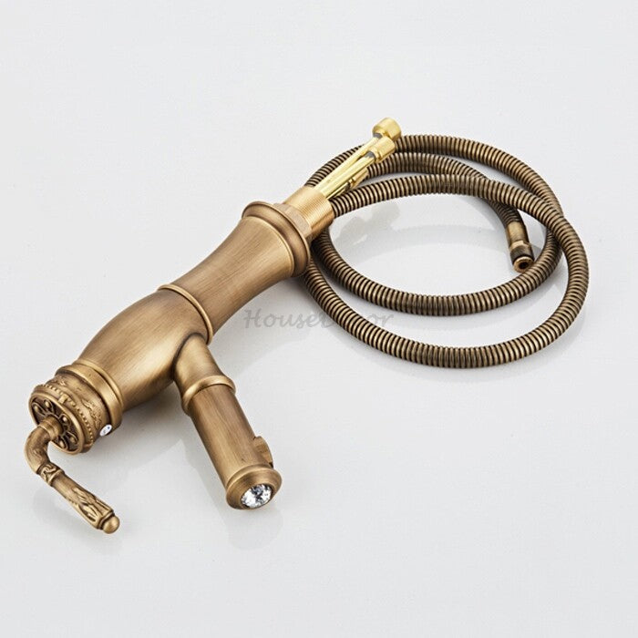 Modern bath shower mixer tap pull out spray additional view