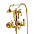 Modern bath shower mixer tap swivel spout detail view