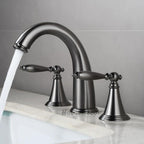 Modern bath shower mixer tap 3 hole installation additional view