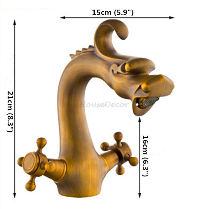Antique Brass bath shower mixer tap detailed product view additional view