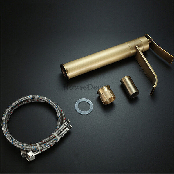 Modern Brass bath shower mixer tap waterfall spout additional view