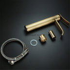 Modern Brass bath shower mixer tap waterfall spout additional view