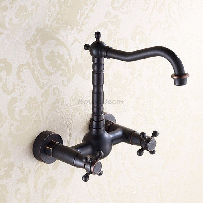 Brass kitchen sink mixer tap swivel spout main view