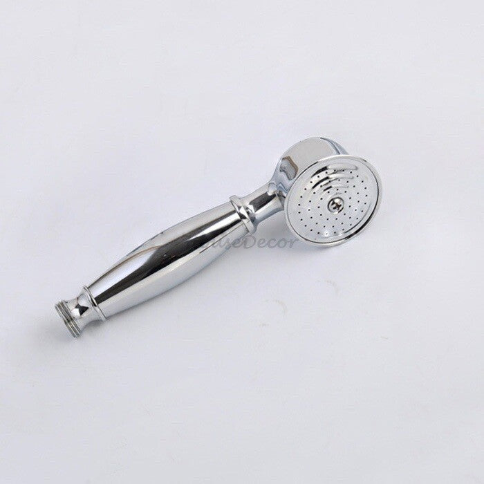 Chrome Brass shower head handheld shower set main view