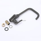 Modern kitchen sink mixer tap swivel spout additional view