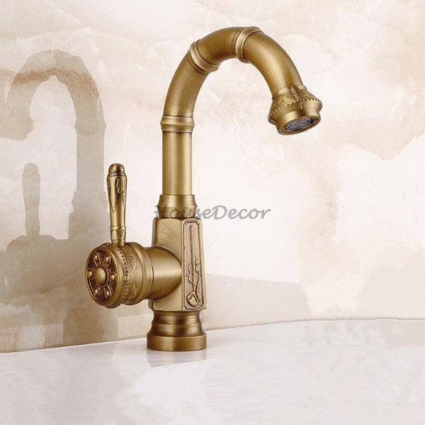 Modern bath shower mixer tap swivel spout detail view