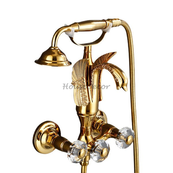 Modern bath shower mixer tap wall mounted design main view
