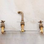 Modern bath shower mixer tap wall mounted design detail view