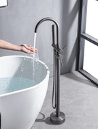 Modern bath shower mixer tap floor mounted design additional view