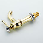 Gold Ceramic bath shower mixer tap swivel spout additional view