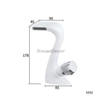 Modern bath shower mixer tap waterfall spout additional view