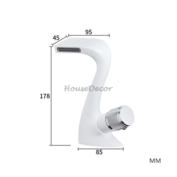 Modern bath shower mixer tap waterfall spout additional view
