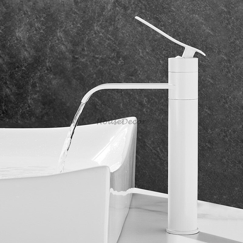 Modern Brass bath shower mixer tap waterfall spout additional view
