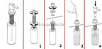 Modern kitchen sink mixer tap detailed product view additional view