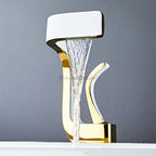 Brass bath shower mixer tap waterfall spout additional view