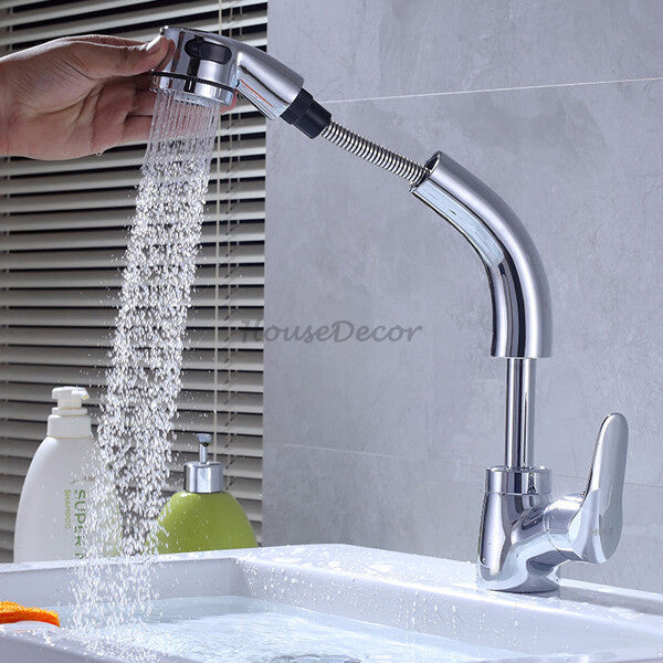 Modern bath shower mixer tap pull out spray additional view