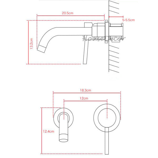 Brass bath shower mixer tap swivel spout additional view