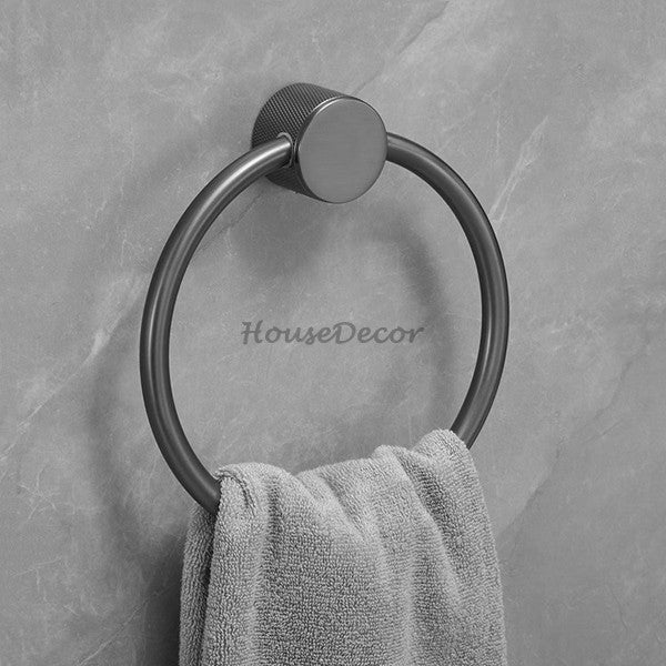 Modern Brass towel ring wall mounted design additional view