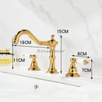 Modern Ceramic bath shower mixer tap deck mounted design additional view