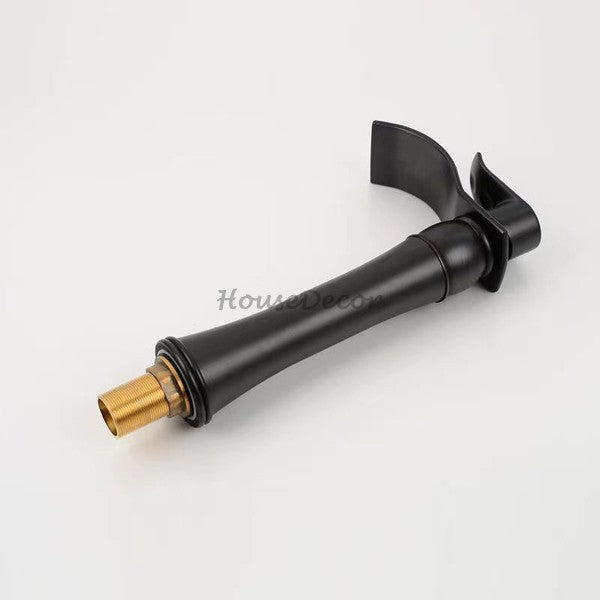 Modern bath shower mixer tap waterfall spout additional view