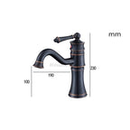 Black Brass bath shower mixer tap swivel spout additional view
