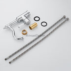 Brass bath shower mixer tap swivel spout additional view